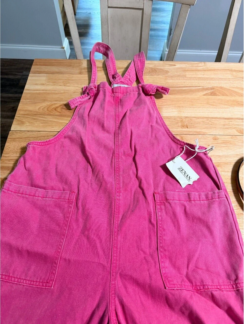Zena Pink Corduroy Overalls